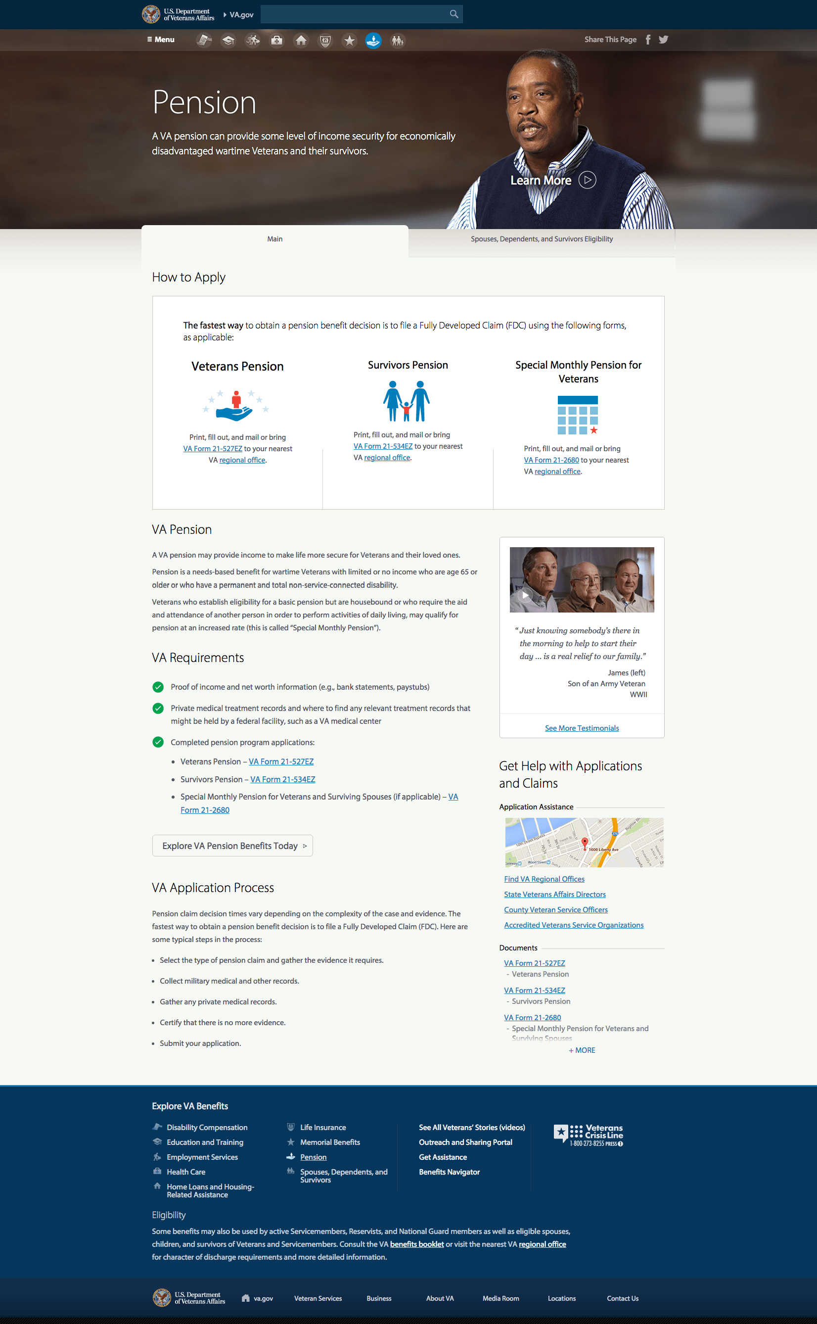 Benefit Page - Pension